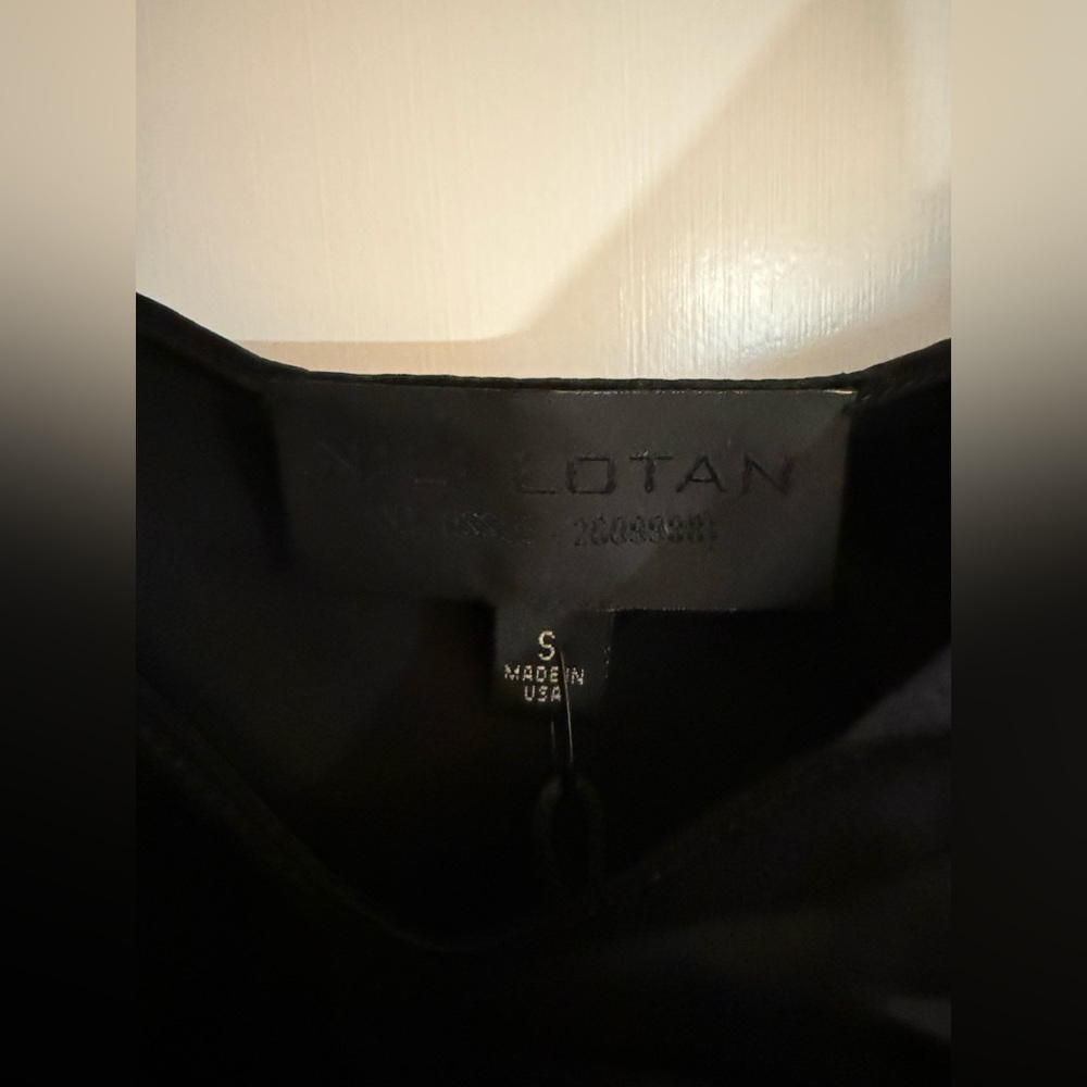 Nili Lotan Isabella Silk Cami in black - Picture 12 of 16
